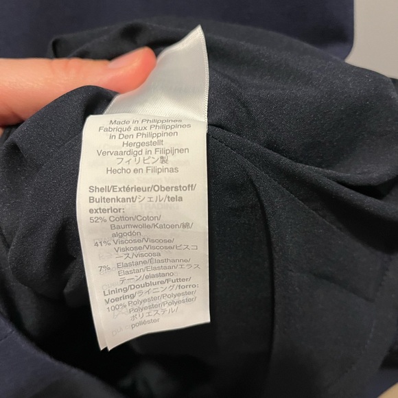 NWT navy blue jcrew dress - Picture 3 of 5